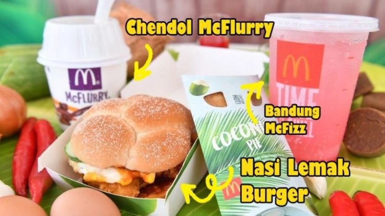 Mau Total Gaet Pasar Lokal, McD Singapura Bikin Burger Nasi Lemak. Udah Burger, Kok Pakai Nasi Ya?!