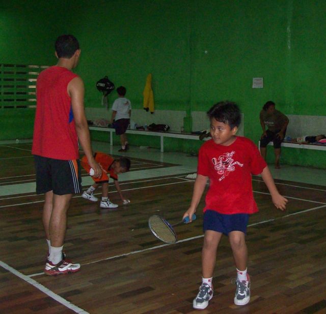 badminton dengan ayah