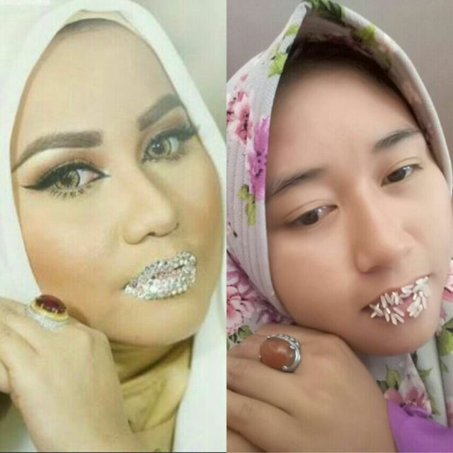 Kumpulan Foto Parodi Anniesa Hasibuan Pas Pakai Kristal Swarovski. Asli Kocak-Kocak dan Bikin Ngakak