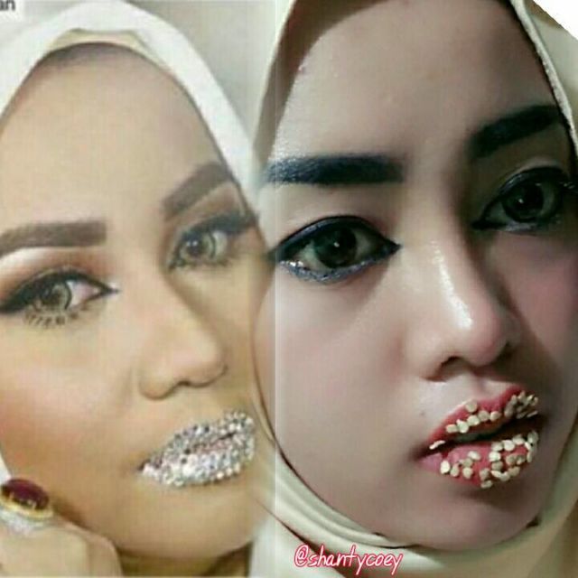 Kumpulan Foto Parodi Anniesa Hasibuan Pas Pakai Kristal Swarovski. Asli Kocak-Kocak dan Bikin Ngakak