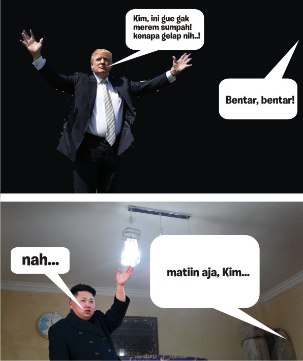 Seandainya Donald Trump dan Kim Jong Un Satu Kosan, Mungkin Kehidupan Sehari-Harinya Kayak Gini~