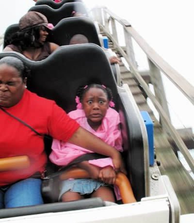 Kumpulan Foto Ekspresi Para Penunggang Roller Coaster. Asli Bisa Bikin Tertawa Ngakak Lihat Mereka