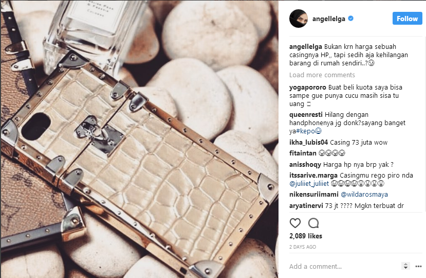 Heboh Banget Angel Lelga Kehilangan Casing HP. Kesannya Sepele tapi Ternyata Harganya Selangit!