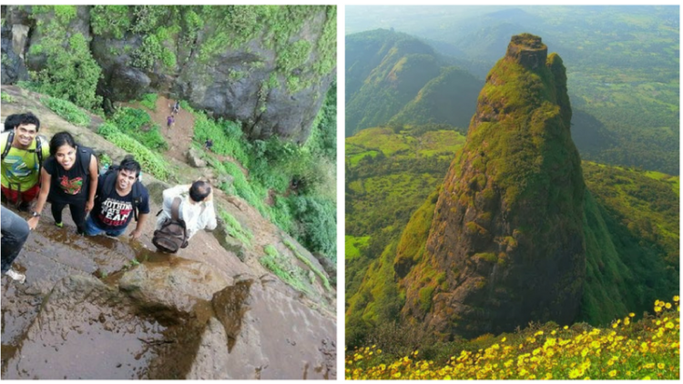 Kalavantin Durg, Benteng dengan Trek Tangga Curam Paling Berbahaya di Dunia. Ngilu Banget Liatnya!