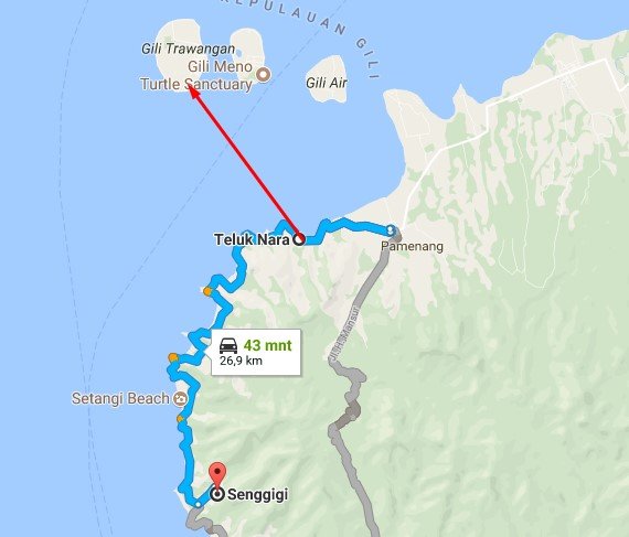 Senggigi - Gili Trawangan