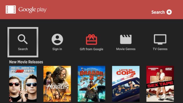 Google play movie & TV