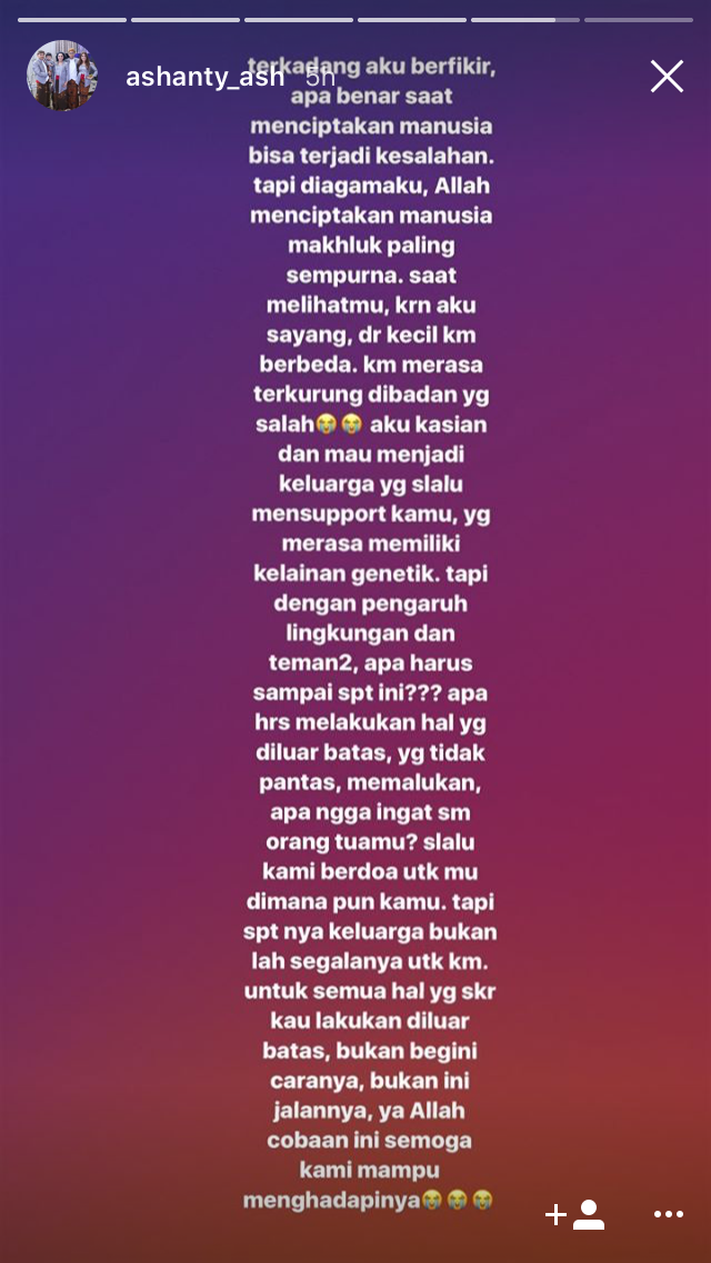 Memahami Perasaan Ashanty yang Dibombardir Laporan Warganet Soal Millen Cyrus. Pasti Pusing Banget