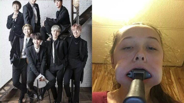 Ngawur! Gadis 14 Tahun Ini Masukkan Martil ke dalam Mulut, Saking Kagumnya dengan Boyband Korea BTS!