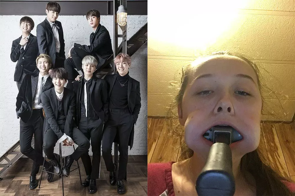 Ngawur! Gadis 14 Tahun Ini Masukkan Martil ke dalam Mulut, Saking Kagumnya dengan Boyband Korea BTS!