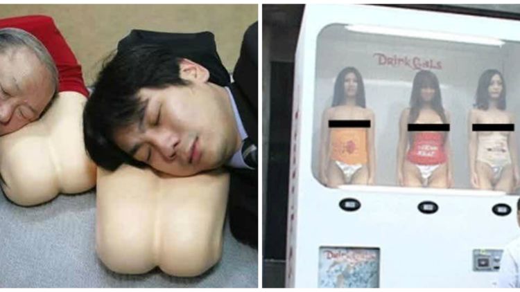 10 Benda Aneh Ini Hanya Ada di Jepang. Dari Bantal Kesepian Hingga Vending Machine Celana Dalam!