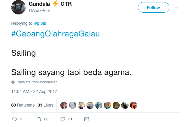 Daripada Marah Karena Kecurangan SEA Games, Mending Ikutan #CabangOlahragaGalau Aja. Dijamin Ngakak!