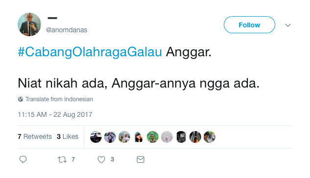 Daripada Marah Karena Kecurangan SEA Games, Mending Ikutan #CabangOlahragaGalau Aja. Dijamin Ngakak!