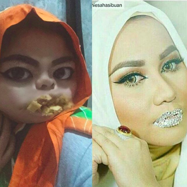 Kumpulan Foto Parodi Anniesa Hasibuan Pas Pakai Kristal Swarovski. Asli Kocak-Kocak dan Bikin Ngakak