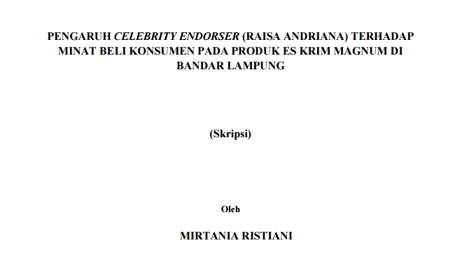 9+ Nama Selebritas ini Pernah Dicatut dalam Skripsi para Mahasiswa. Judulnya Bikin Kelihatan Intelek!