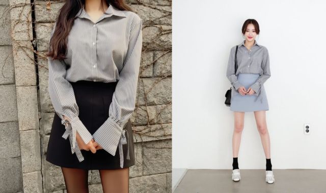 Mau Penampilanmu Jadi Trendi ala Cewek Korea? Coba Saja 10 Padu Padan A-line Skirt Berikut Ini