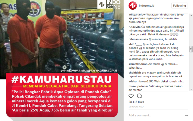 Aqua Galon Kembali Dipalsukan! Mau Jadi Apa Bangsa Ini, Kalau Air Minum Aja Sampai Banyak Tiruannya