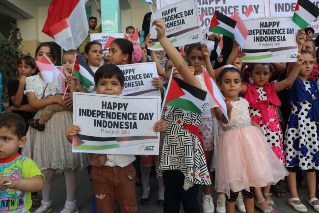 Kado Manis Dari Palestina, Dari Dulu Hingga Sekarang Selalu Ikut Merayakan Kemerdekaan Indonesia