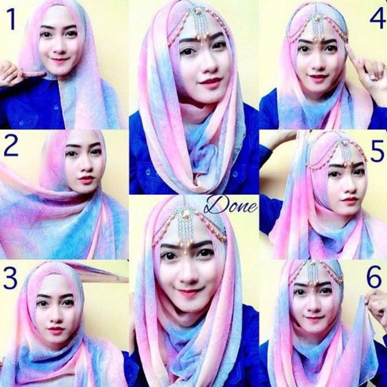 13 Inspirasi Style Hijab Menggunakan Headpiece untuk Kondangan. Bikin Penampilanmu Makin Menawan