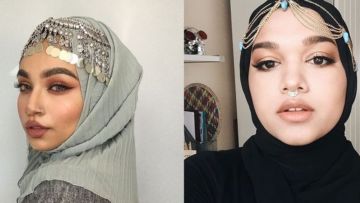 13 Inspirasi Style Hijab Menggunakan Headpiece untuk Kondangan. Bikin Penampilanmu Makin Menawan