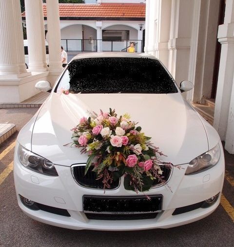 dekor mobil pengantin