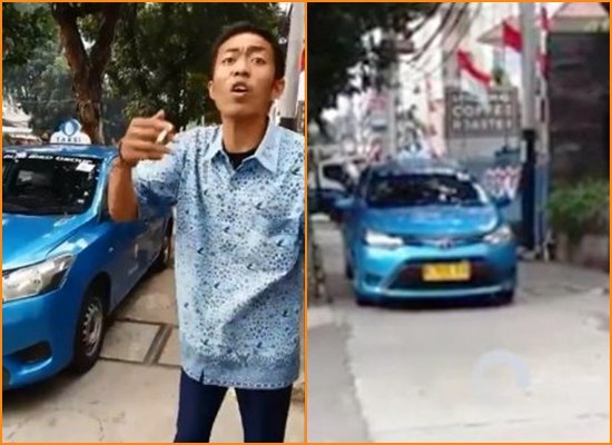 Supir Taksi VS Pejalan Kaki. Mungkin Hanya di Indonesia, Kita Harus Berdebat Soal Hak Pakai Trotoar