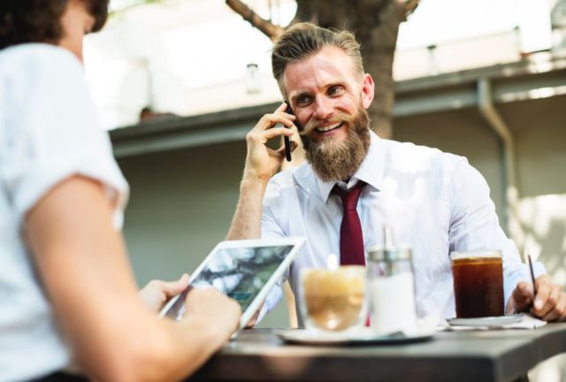 adult-agreement-beard-beverage