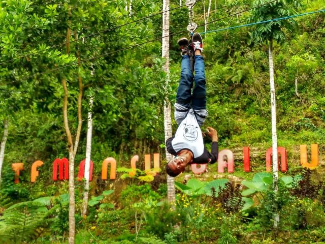 flying fox Taman Sungai Mudal