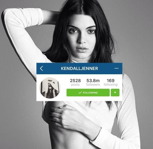 Kendall's Instagram Profile