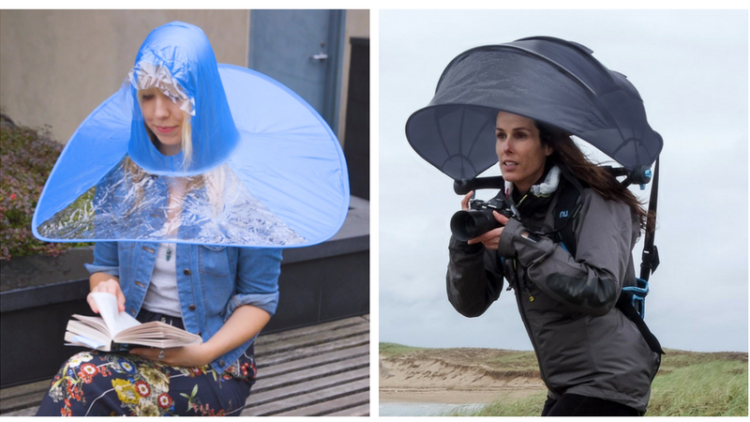 Hands Free Umbrella, Payung Lucu yang Nggak Perlu Kamu Pegang. Simpel dan Kekinian Abis!