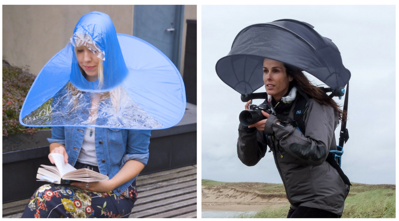 Hands Free Umbrella, Payung Lucu yang Nggak Perlu Kamu Pegang. Simpel dan Kekinian Abis!