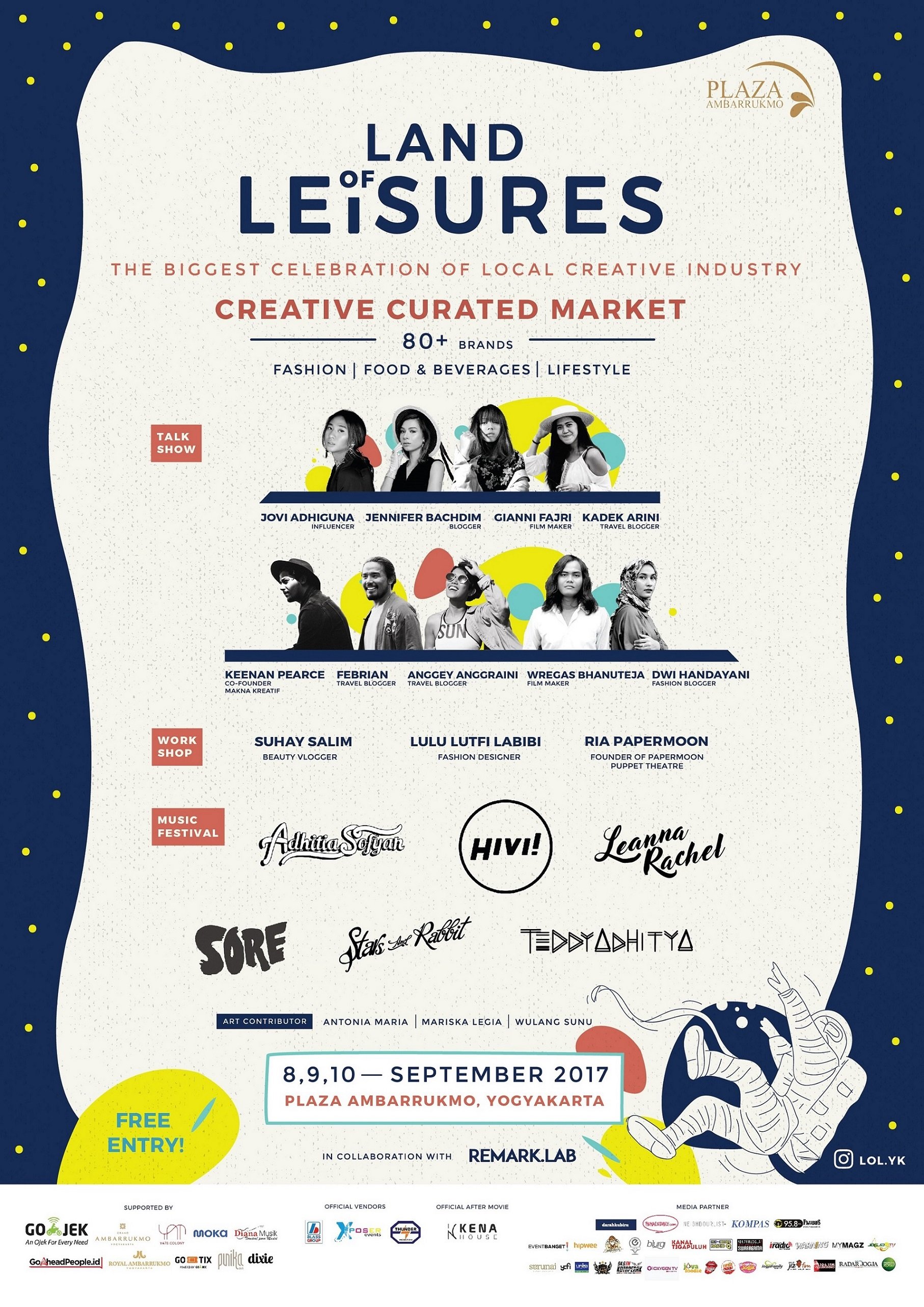 Pengen Ketemu Sama Para Influencer Handal? Datang ke Land of Leisures Yogyakarta, Yuk!