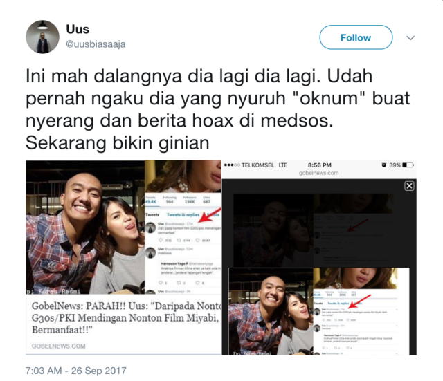 Jadi Korban Oknum Penyebar Kebencian, Uus Dibilang Lebih 