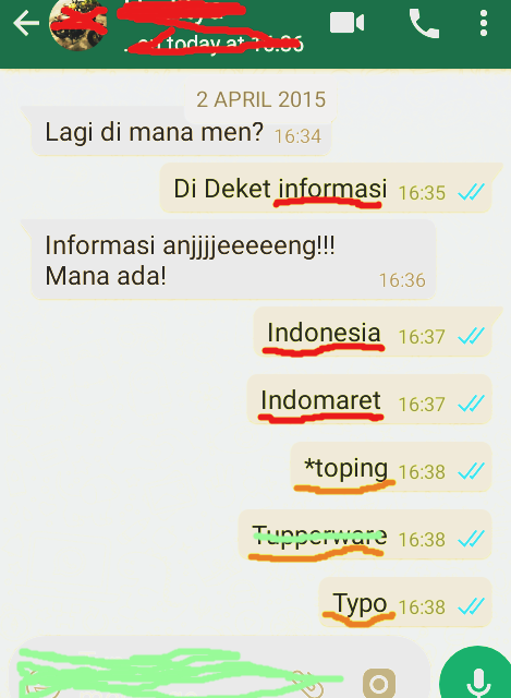 11+ Bukti Ganasnya Autocorrect dan Typo di Ponsel Pintar. Kadang Bikin Berantem karena Salah Paha!