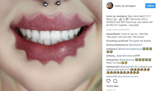 Serba-serbi Squiggle Lips, Tren Bibir Berlekuk yang Kini Viral di Instagram. Kamu Mau Coba?