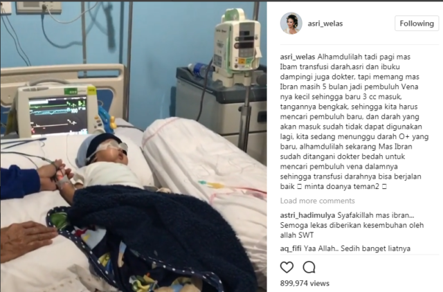 Anak Asri Welas Terkena Katarak di Usianya yang Baru 3 Bulan. Kita Doakan Agar Cepat Sembuh Yuk