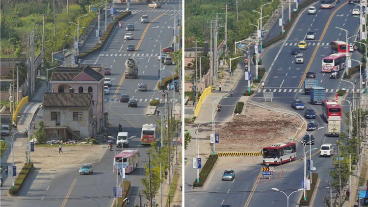 14 Tahun Tinggal Penuh Risiko, Rumah di Tengah Jalan Ini Akhirnya Dirobohkan