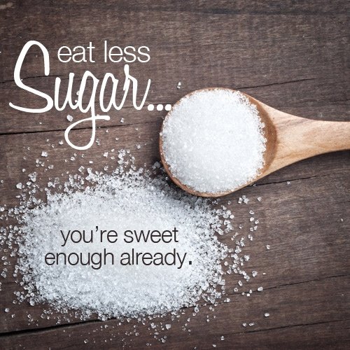 less sugar