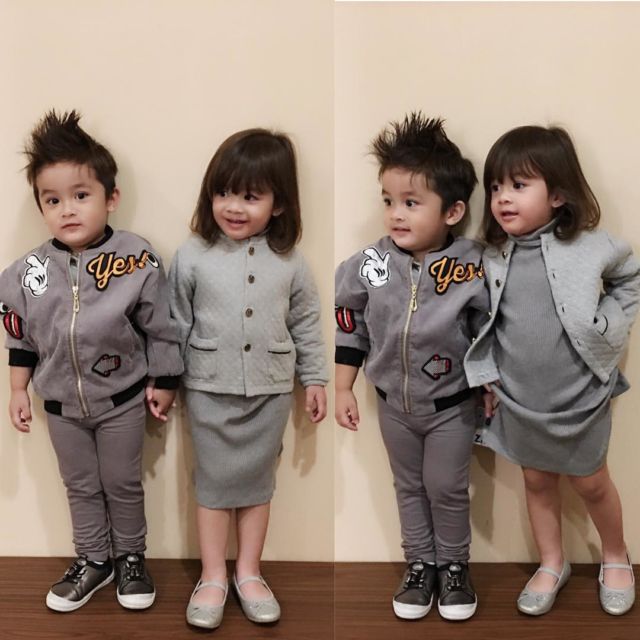 Galeri 12 Potret si Kembar Zac dan Zoe Anak Jonathan Frizzy. Selain Lucu, Mereka Juga Stylish Abis