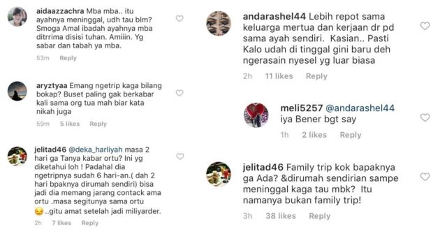 Di Tengah Duka Karena Kepergian Sang Ayah, Momo Geisha Dihujani Nyinyiran Warganet di Instagram