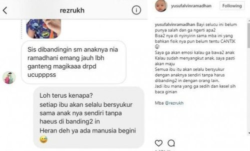 Kini Giliran Cucu Ustaz Arifin Ilham yang Kena Julid Warganet. Bayi Nggak Berdosa Kok Dinyinyirin Sih!