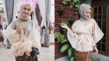 12 Inspirasi Atasan Berbahan Kain Kaca atau Organza Buat Pergi Kondangan, Spesial Untukmu yang Berhijab