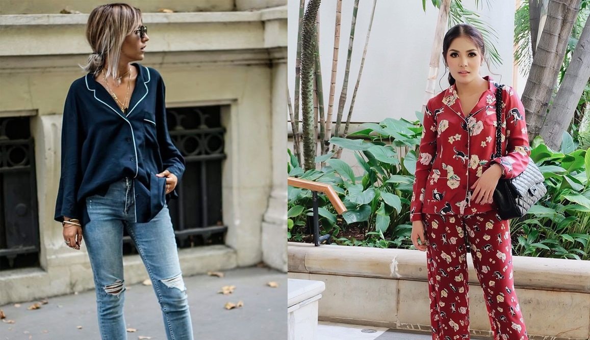 14 Inspirasi Busana Piyama ‘Pajama Style’ untuk Bepergian ke Luar Rumah. Because Why Not?!