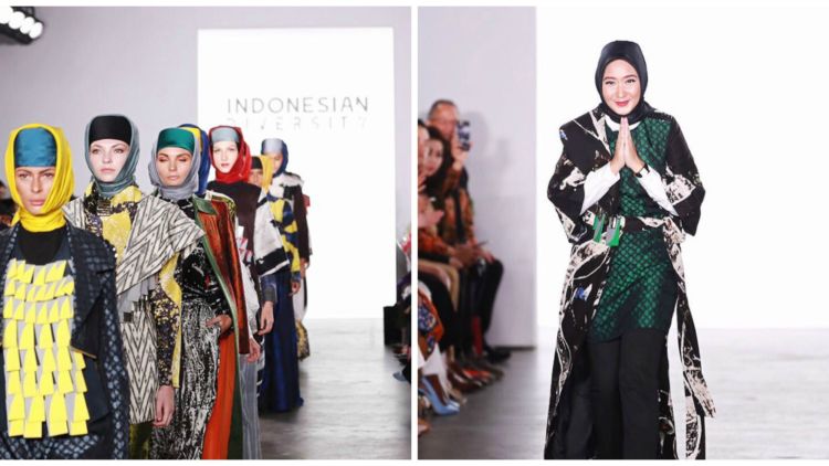 Dian Pelangi Pamerkan Koleksinya di New York Fashion Week. Baju Muslim Bisa Sekeren Ini, Hebat!