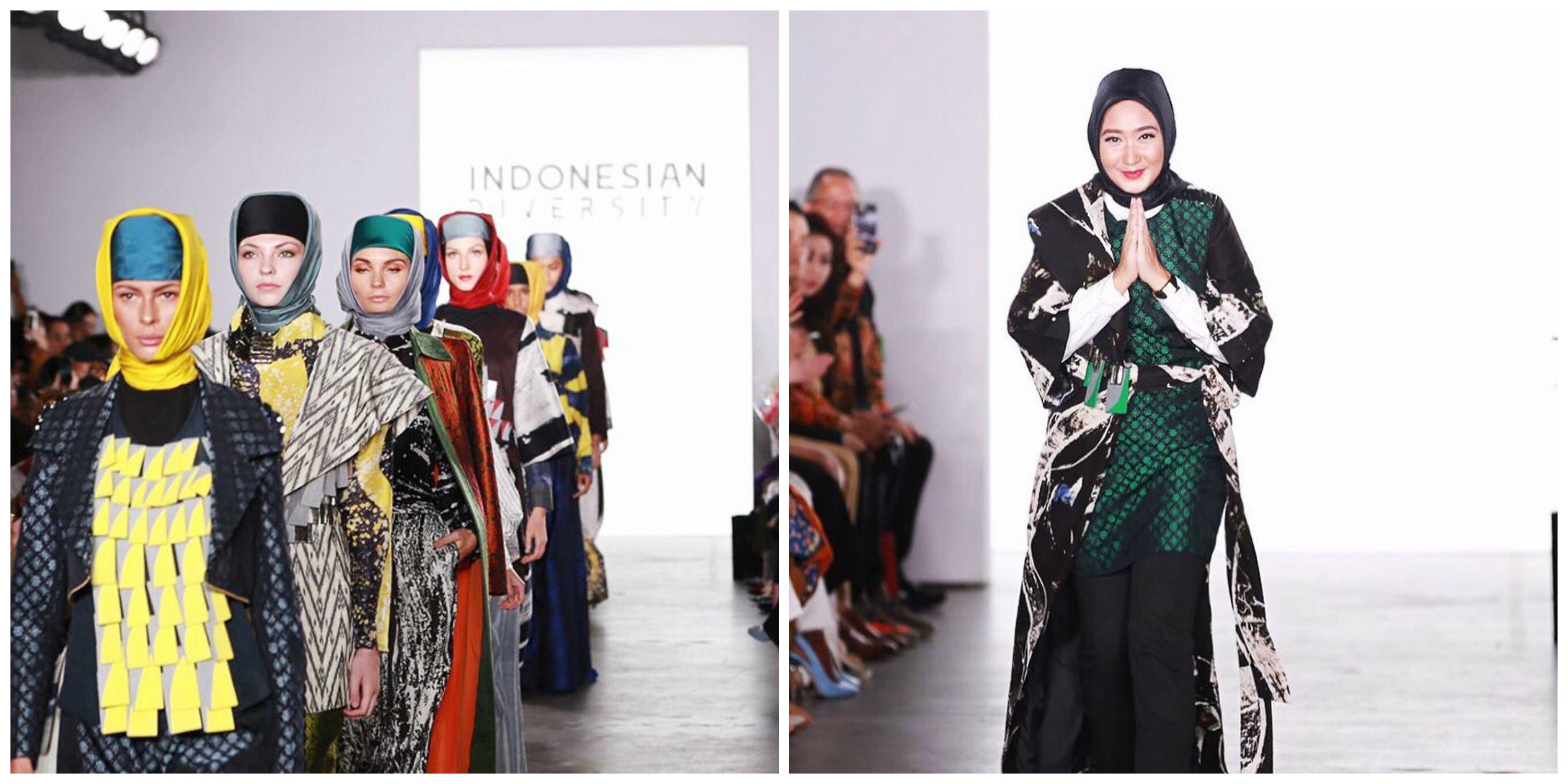 Dian Pelangi Pamerkan Koleksinya di New York Fashion Week. Baju Muslim Bisa Sekeren Ini, Hebat!