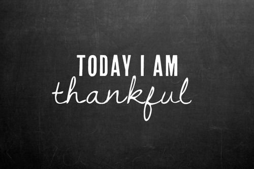 Today I am thankful