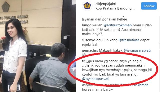 Kocak! Abis Bayar Pajak, Isyana Sarasvati Malah Kena Modus dari Warganet