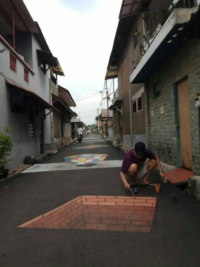 Kampung 3D di Depok Mendadak Viral. Begini Foto-Foto Kerennya!