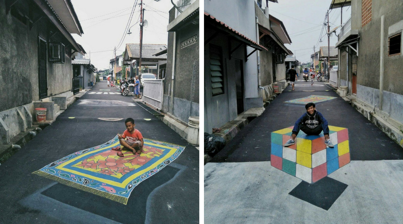 Kampung 3D di Depok Mendadak Viral. Begini Foto-Foto Kerennya!