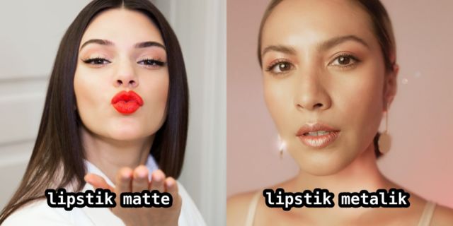 Trik Rahasia Pakai Lipstik Metalik yang Bisa Bikin Kulit Sawo Matang Makin Glowing. Cantik!