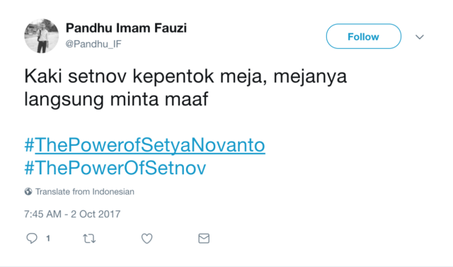 Kocak! Bebas dari Status Tersangka, Warganet Usung Tagar #ThePowerOfSetNov